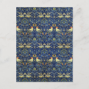 William Morris Vogel Muster Postkarte