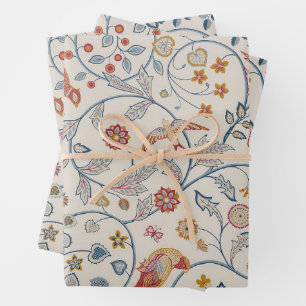 William Morris, Vogel- und Blumendesign Geschenkpapier Set