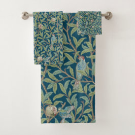 William Morris "Vogel und Granatapfel" Badhandtuch Set