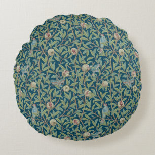 William Morris "Vogel und Granatapfel"  Rundes Kissen
