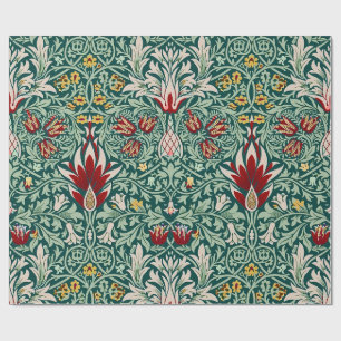 William Morris Waldgrünes Blumen-Wallpaper Geschenkpapier