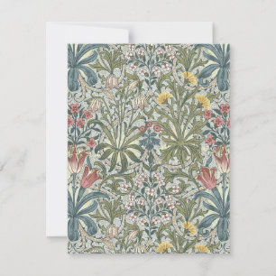 William Morris Waldunkräuter Mitteilungskarte