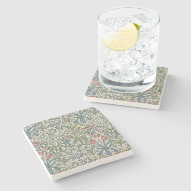 William Morris Waldunkräuter Steinuntersetzer (Seitenansicht)