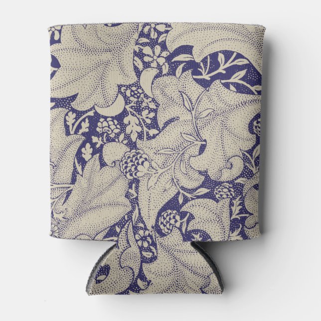 William Morris Wallflower Blue Damask Dosenkühler (Vorderseite)