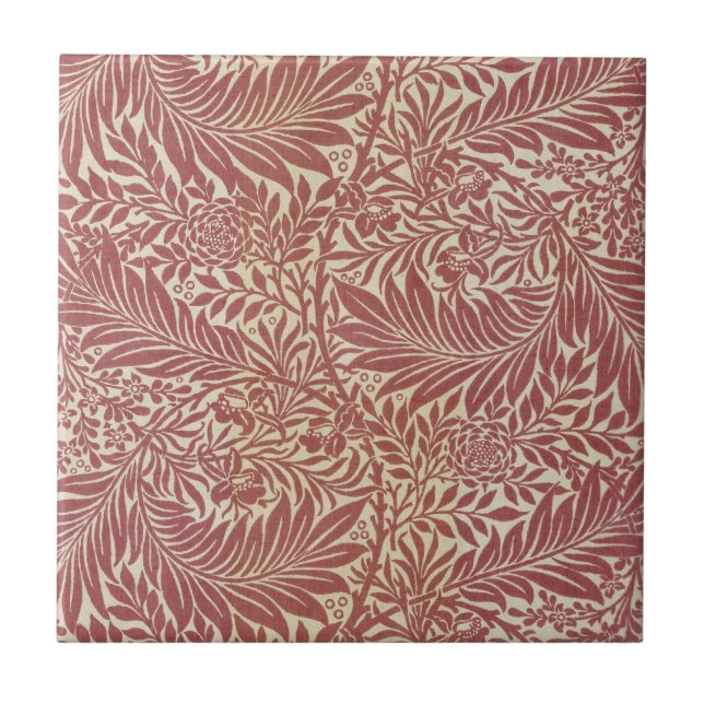 William Morris Wallpaper Design on Tile Fliese (Vorderseite)