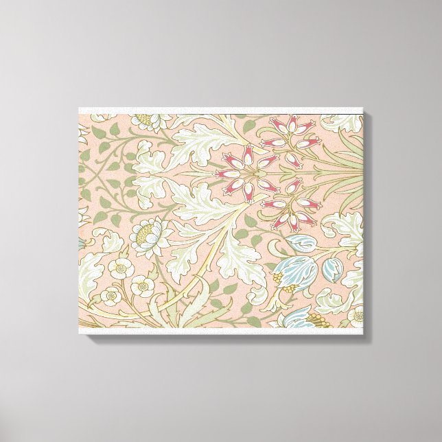 William Morris - WALLPAPER HYACINTH PATTERN 480 19 Leinwanddruck (Vorderseite)