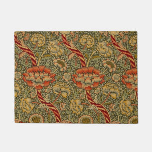 William Morris Wandle English Floral Damask Design Fußmatte
