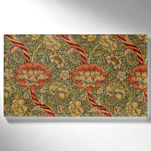 William Morris Wandle English Floral Damask Design Namenschild