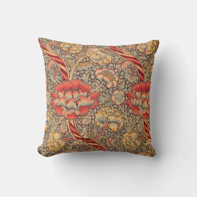 William Morris Wandle für Chintz-Entwurf Kissen (Vorderseite)