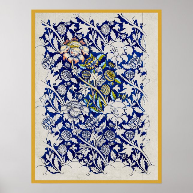 William Morris Watercolor Poster (Vorne)