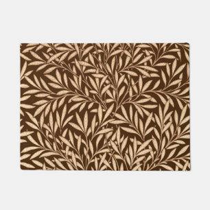 William Morris-Weide-Muster, Brown und Beige Fußmatte