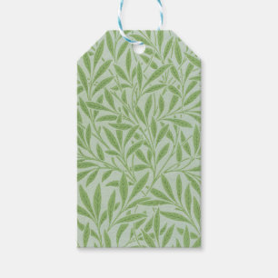 William Morris Weidenblüte Klassisches Grün Geschenkanhänger