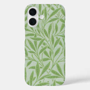 William Morris Weidenblüten Klassisches Grün iPhone 16 Hülle