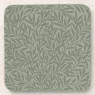William Morris Weidenmuster Antik Hellgrün Getränkeuntersetzer