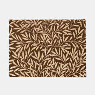William Morris Weidenmuster, Braun und Beige Fußmatte
