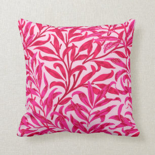 William Morris Weidenzweig, Fuchsia Rosa Kissen