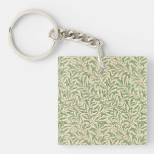 William Morris Weidenzweig Garten Blume Klassiker Schlüsselanhänger