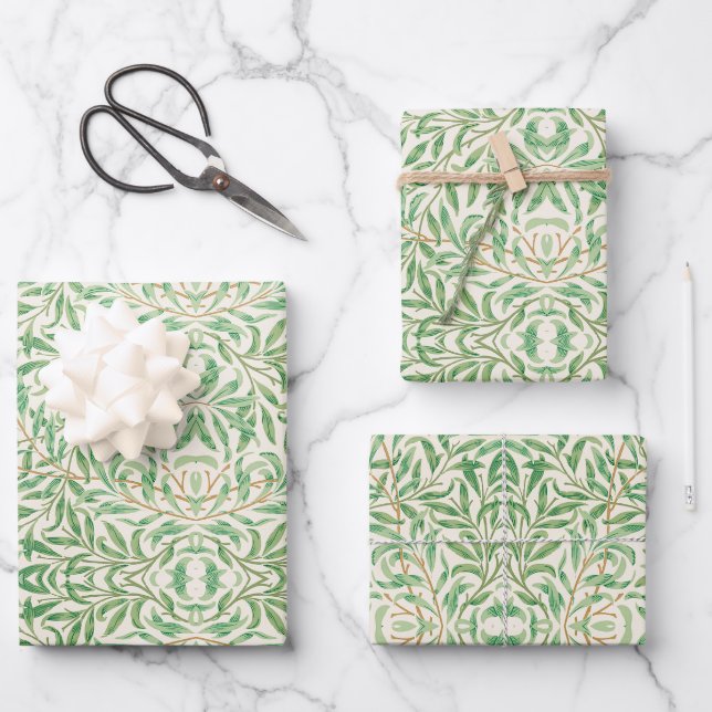 William Morris Weidenzweig Geschenkpapier Set (Vorderseite)