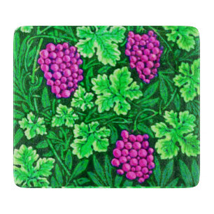 William Morris Weinrebe, Magenta und Grün Schneidebrett