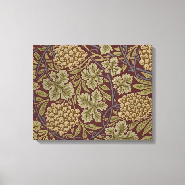 William Morris Weinroute Mendrisiotto Leinwanddruck (Vorderseite)