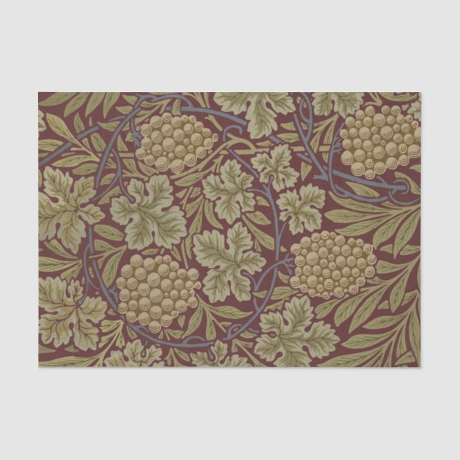 William Morris Weinroute Mendrisiotto Seidenpapier (Vorderseite)
