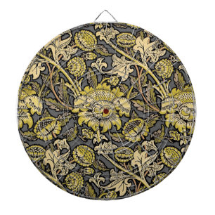 William Morris Wey Floral Arts Crafts Tapete Dartscheibe