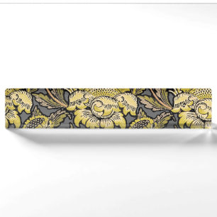 William Morris Wey Floral Arts Crafts Tapete Namensplakette