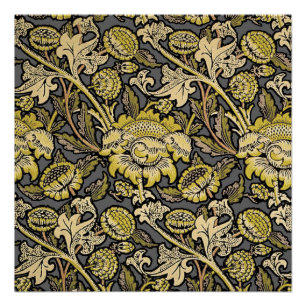 William Morris Wey Floral Arts Crafts Tapete Poster