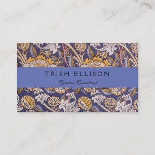 William Morris Wey Floral Arts Crafts Tapete Visitenkarte