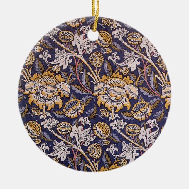 William Morris Wey Floral Wallpaper Keramikornament (Vorne)