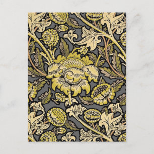 William Morris Wey Floral Wallpaper Postkarte
