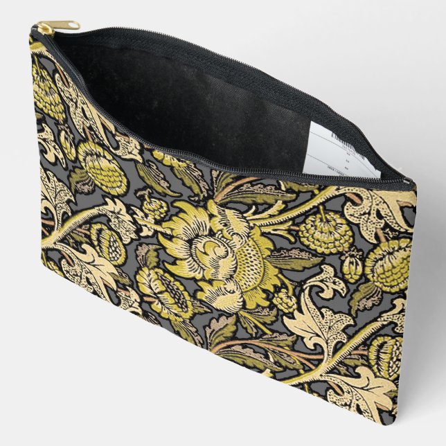 William Morris Wey Floral Wallpaper Zubehörtasche (Offen)