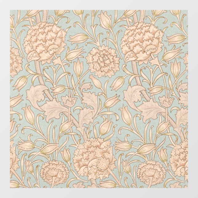 William Morris Wild Tulip Blume Floral Design Fensteraufkleber (Blatt)