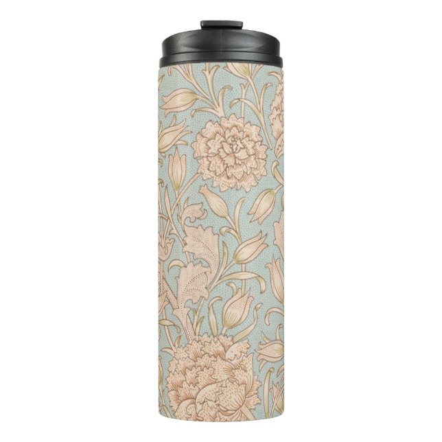 William Morris Wild Tulip Blume Floral Design Thermosbecher (Vorderseite)