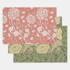 William Morris Wild Tulip Classic Viktorianisch De Geschenkpapier Set
