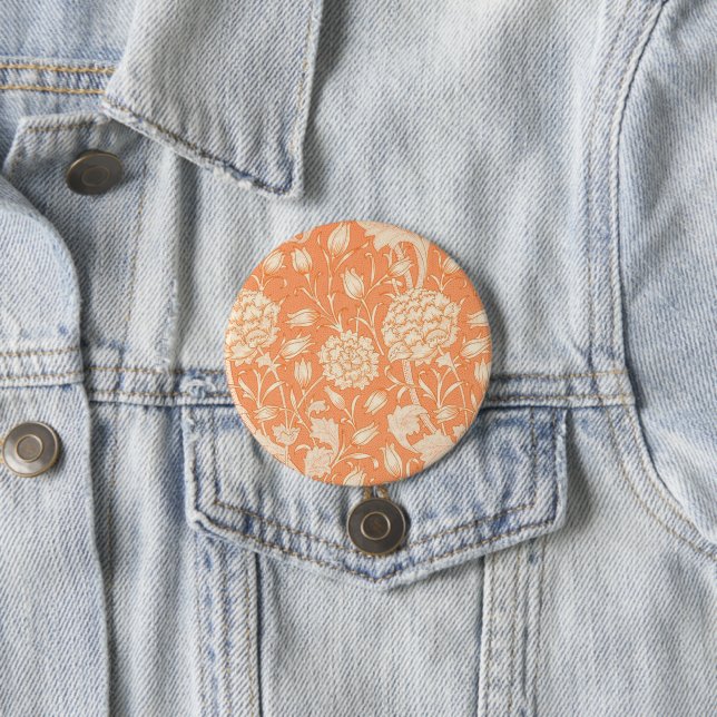 William Morris Wilde Tulpe berühmtes Muster Button (Beispiel)
