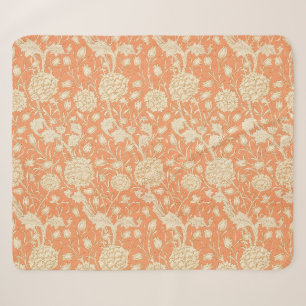 William Morris Wilde Tulpe Vintage Blumenmuster Sherpadecke