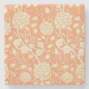 William Morris Wilde Tulpe Vintage Blumenmuster Steinuntersetzer