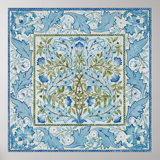 William Morris Wilhelmina Poster (Vorne)