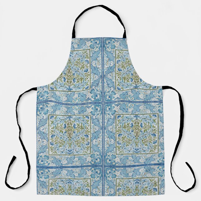 William Morris & Wilhelmina Style Prints Schürze (Vorderseite)