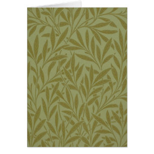 William Morris Willow Antique Green Leaf Vine Art