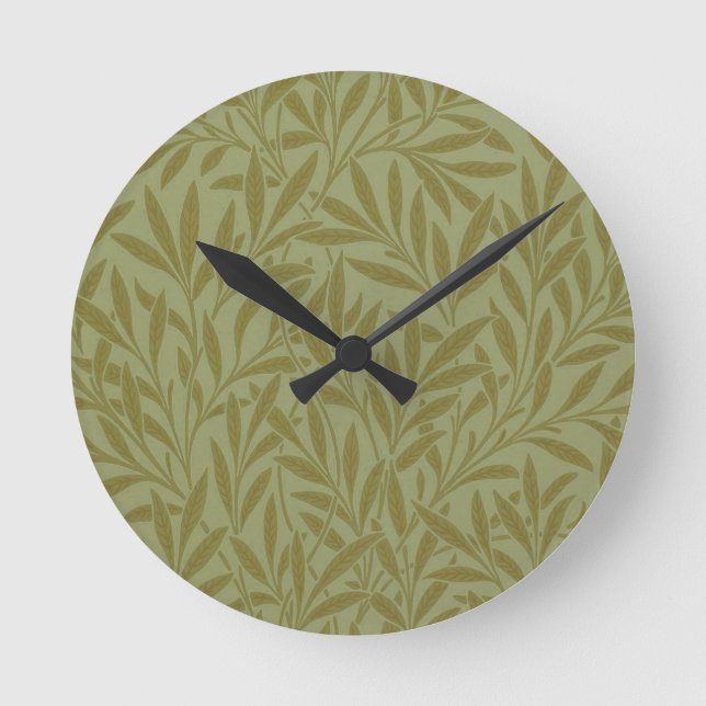 William Morris Willow Antiquitätenmuseum Monte San Runde Wanduhr (Vorderseite)