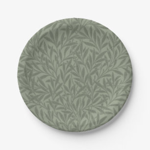 William Morris Willow Art Garden Blume Pappteller