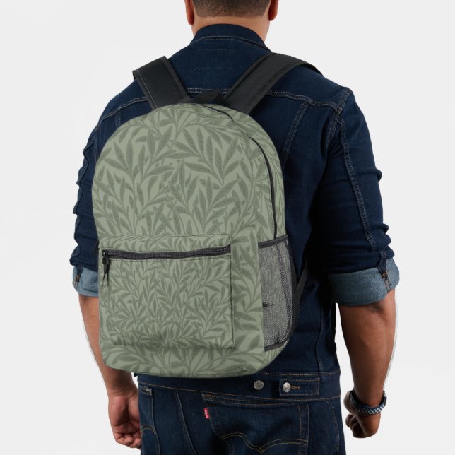 William Morris Willow Blume Classic Bedruckter Rucksack (Insitu (Modell))