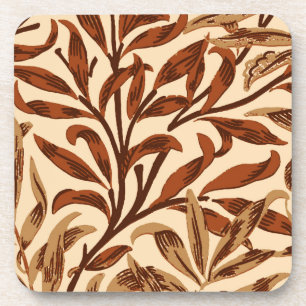 William Morris Willow Bough, Brown und Beige Untersetzer