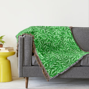William Morris Willow Bough, Emerald Green Decke