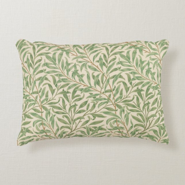 William Morris Willow Bough Garden Blume Classic Dekokissen (Vorderseite)