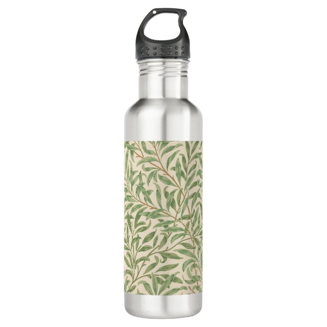 William Morris Willow Bough Garden Blume Classic Edelstahlflasche (Vorderseite)
