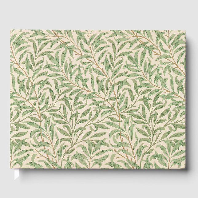 William Morris Willow Bough Garden Blume Classic Gästebuch (Vorderseite)