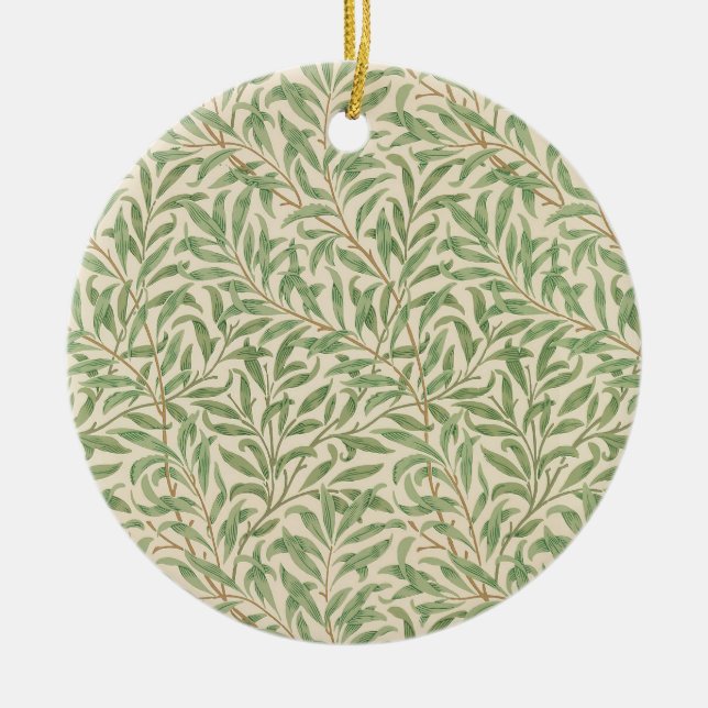 William Morris Willow Bough Garden Blume Classic Keramik Ornament (Vorne)